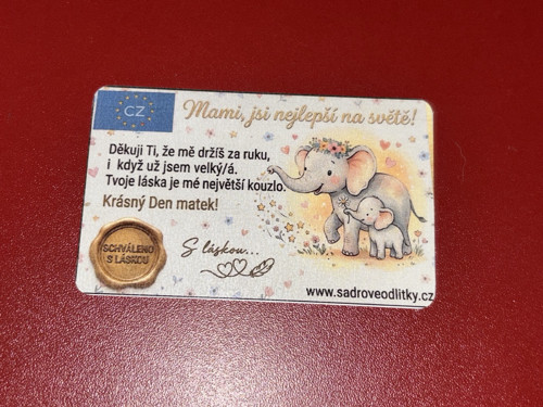 Průkaz – Mami, jsi nejlepší na světě