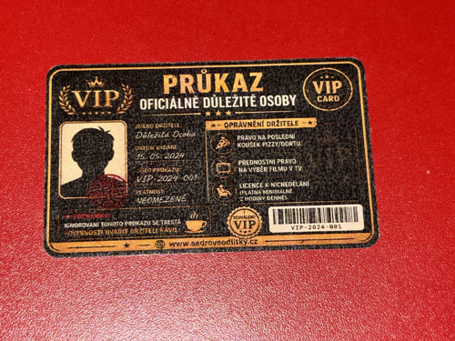 Průkaz oficiálně důlěžité osoby