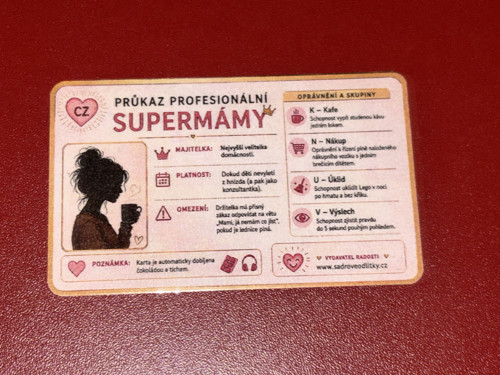 Průkaz profesionální maminky