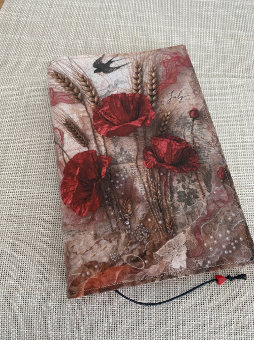 Obal na knihu - Vlčí máky