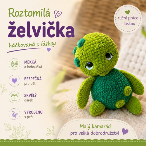 Návod na háčkovanou želvičku (PDF) — foto 1