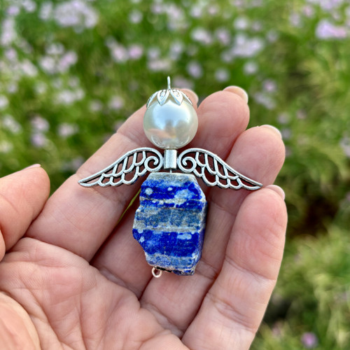 Minerální anděl - lapis lazuli
