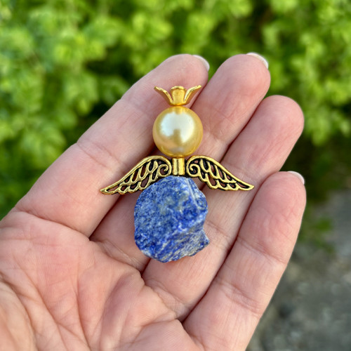 Minerální anděl - lapis lazuli
