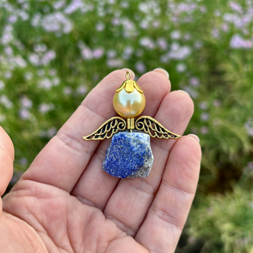 Minerální anděl - lapis lazuli
