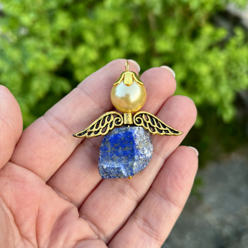 Minerální anděl - lapis lazuli