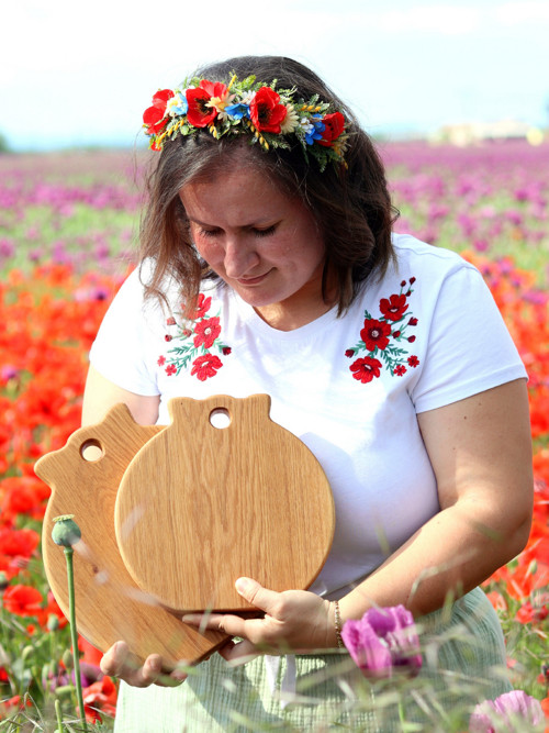 Dubový lopár "makovička" - väčšia