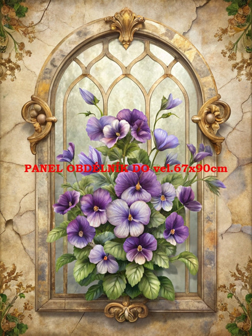 Bavlněný panel 11x15 cm - skladem — foto 1