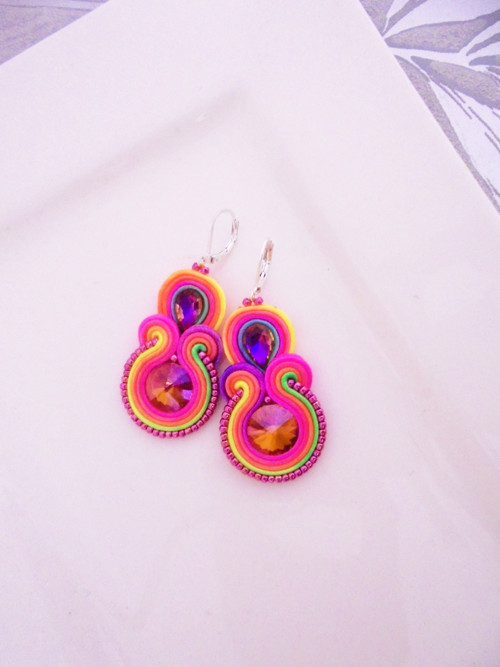 Soutache náušnice