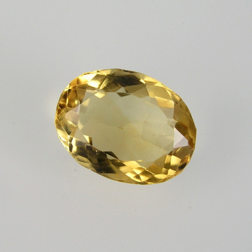Přírodní zlatý Citrín, 5,28 ct., 12,1x9,2x6,1 mm