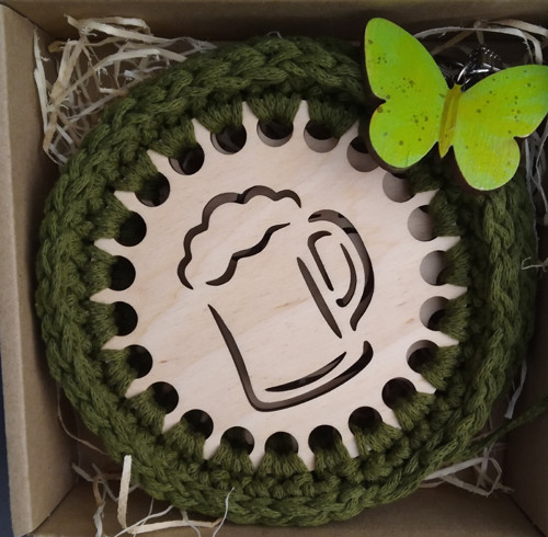 Dárková sada podtácek na pivo