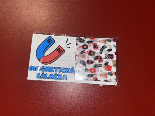 Magnetická záložka č. 226 - vánoční drobnos