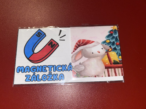 Magnetická záložka č. 237 - zajíček pod stro
