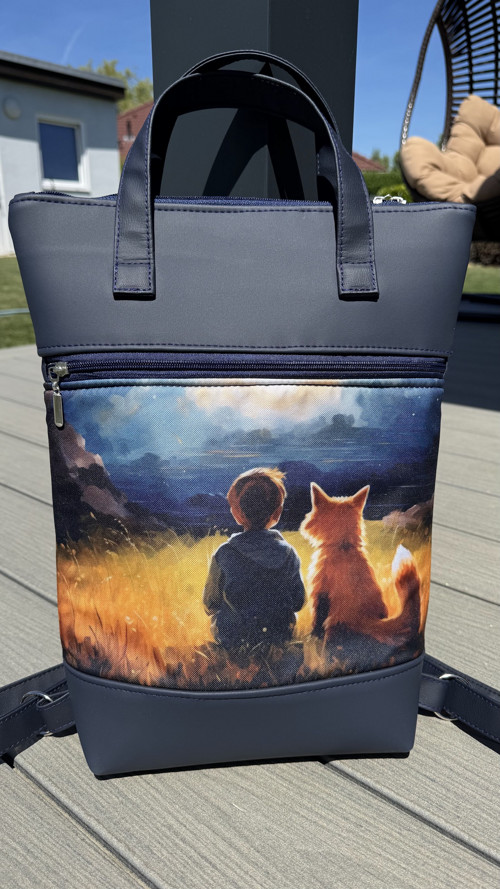 Designový batůžek Malý princ a liška