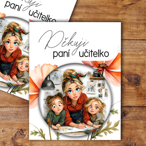 Magnet pro paní učitelku 1ks