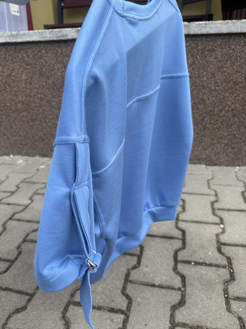 SKLADEM Basic halenka Modrá — foto 1