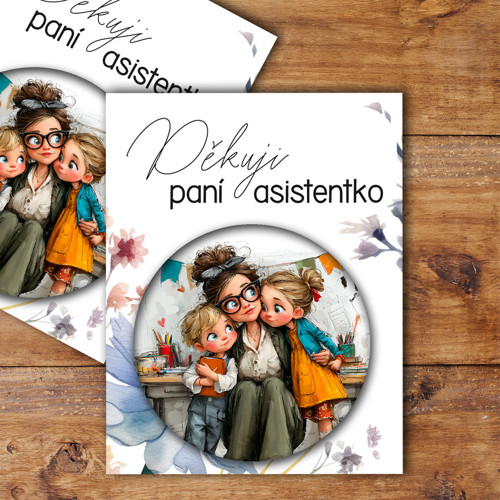 Magnet pro paní asistentku 1ks