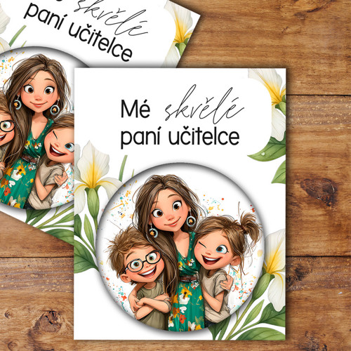 Magnet pro paní učitelku 1ks