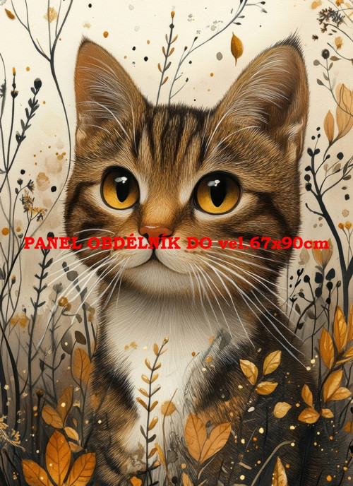 Bavlněný panel 7x10 cm