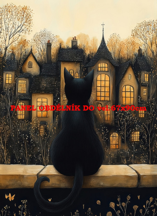 Bavlněný panel 7x10 cm