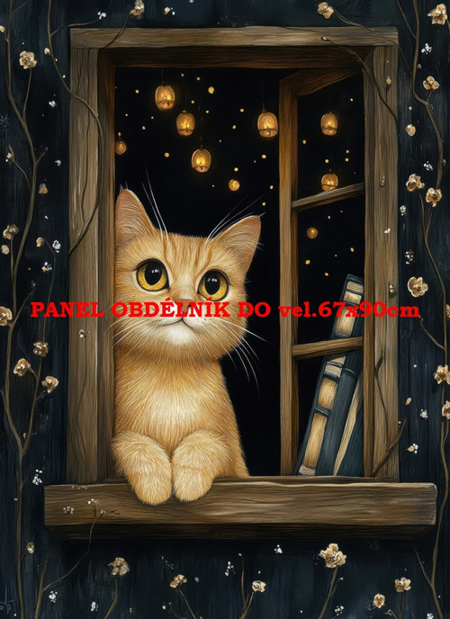 Bavlněný panel 7x10 cm