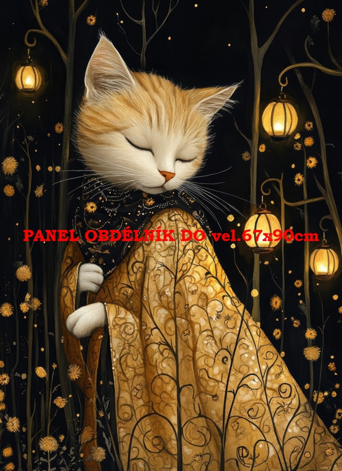 Bavlněný panel 7x10 cm