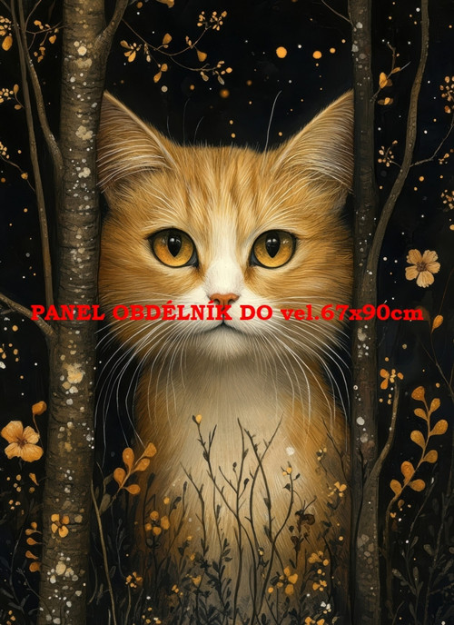 Bavlněný panel 7x10 cm