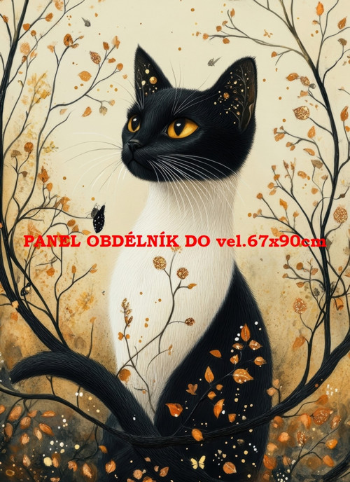 Bavlněný panel 7x10 cm
