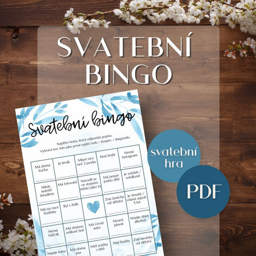 Svatební bingo - PDF