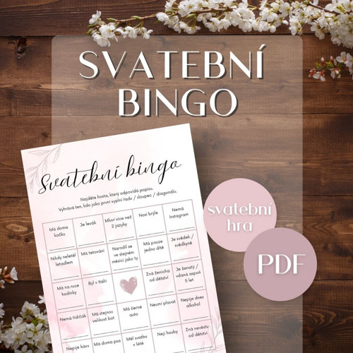 Svatební bingo - PDF