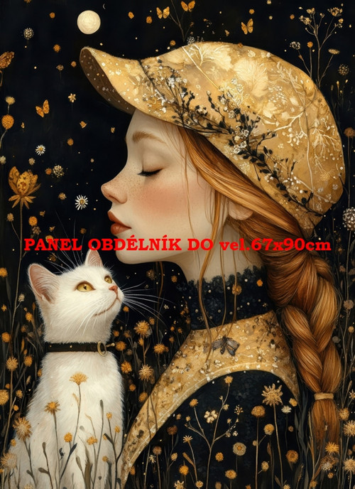 Bavlněný panel 7x10 cm