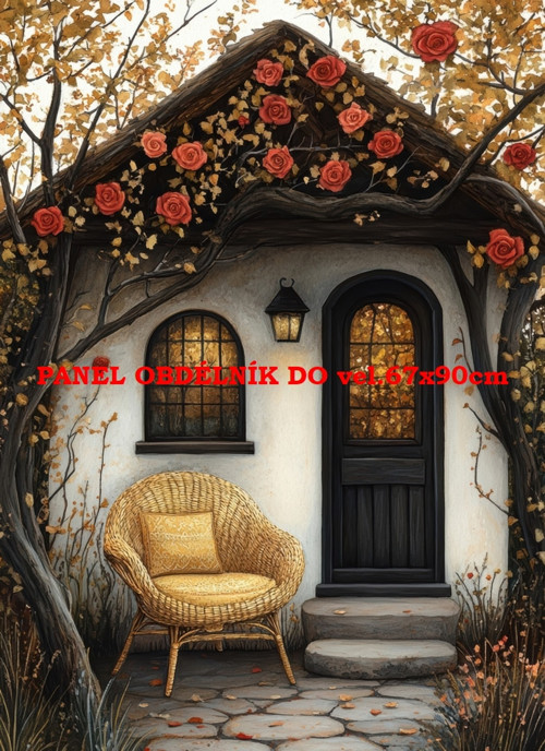 Bavlněný panel 7x10 cm