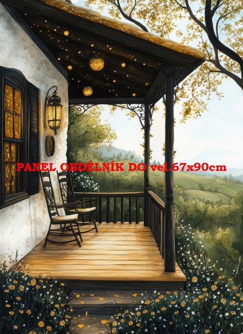 Bavlněný panel 7x10 cm — foto 1