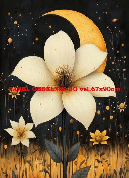 Bavlněný panel 7x10 cm