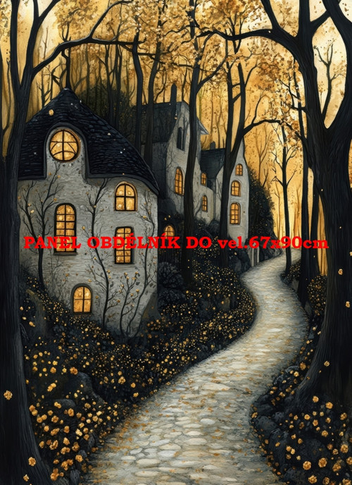 Bavlněný panel 7x10 cm