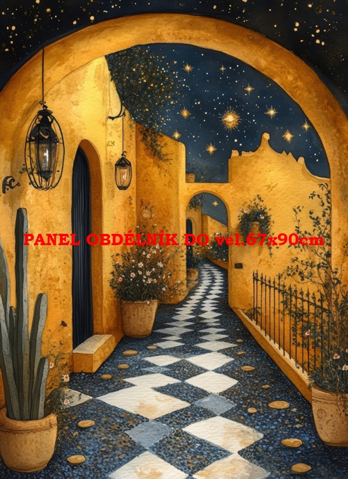 Bavlněný panel 7x10 cm — foto 1