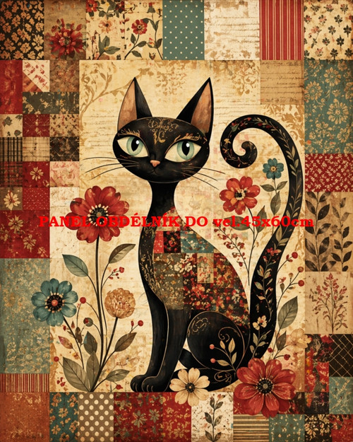 Bavlněný panel 7x10 cm — foto 1