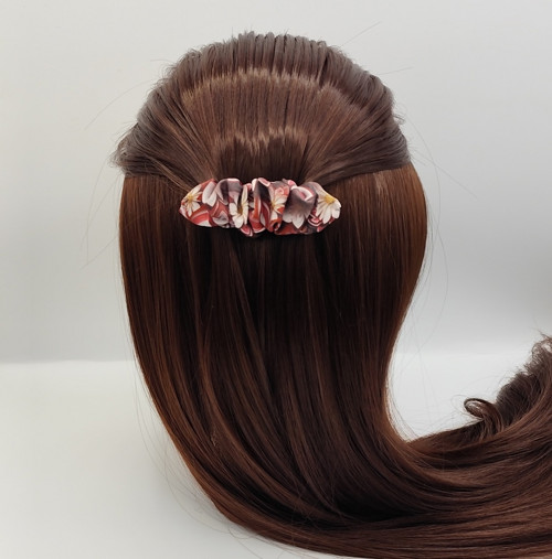 Spona do vlasů scrunchie vínová