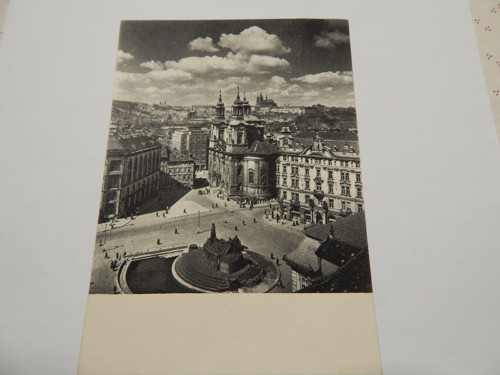 PRAHA HRADČANY z věže Týnského chrámu - rok 1946