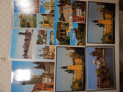 7 x PRAHA - pohlednice