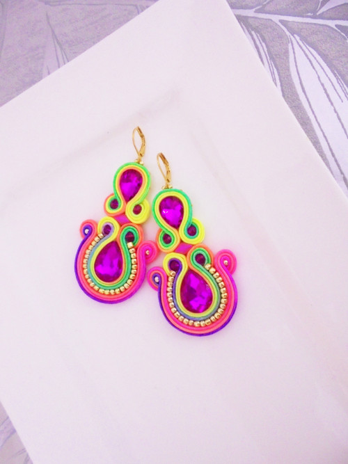 Soutache náušnice