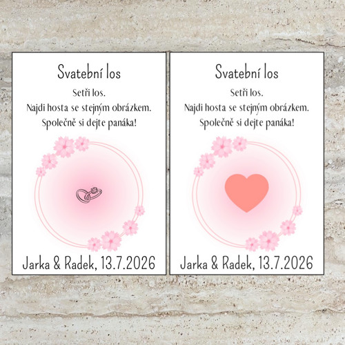Svatební stírací los - 7