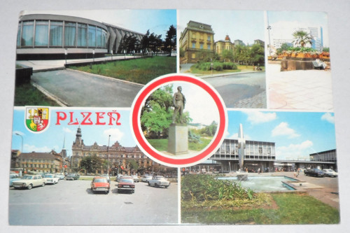 POHLEDNICE • Plzeň, 1974 — foto 1