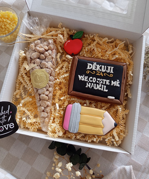 Dárková sada perníčků pro učitele - sada 1