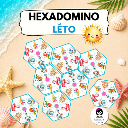 Hmyzí hexadomino | hexagon skládačka | Hmyz