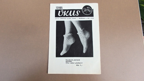 Vkus - Krajkové pletené ponožky