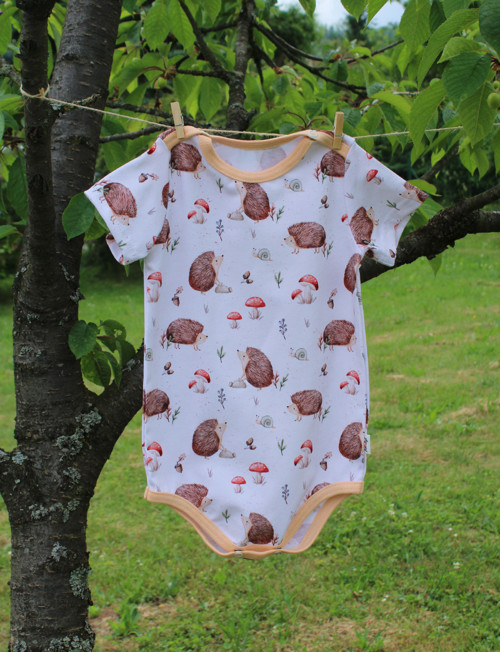 BIObody JEŽCI, vel.80, krátký rukáv