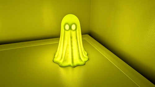 3D svítící duch (včetně LED svíčky)
