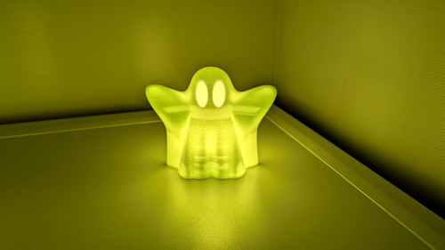 3D svítící duch (včetně LED svíčky)