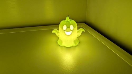 3D svítící duch (včetně LED svíčky)