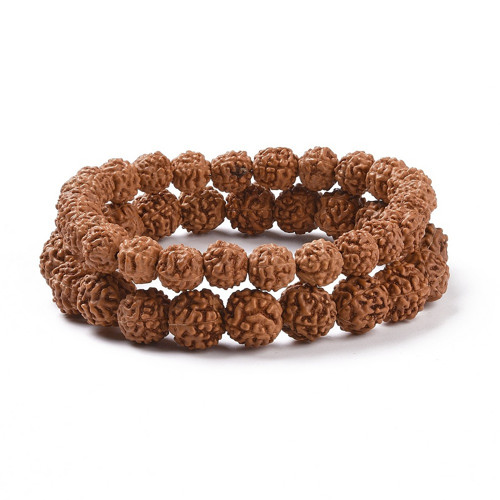 Rudraksha, náramek, 6-7 mm